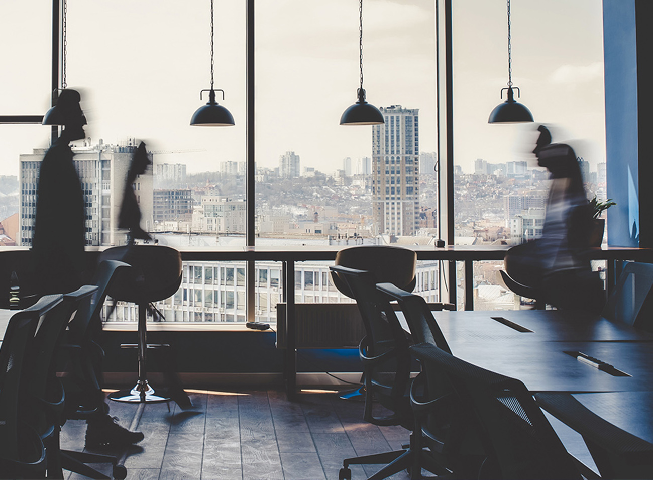 Modern building from low angle view Modern building from low angle view
